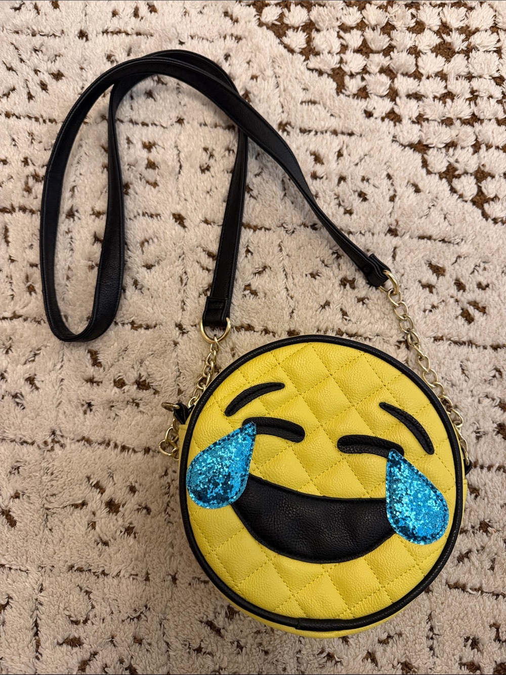 Betsey Johnson emoji cross body